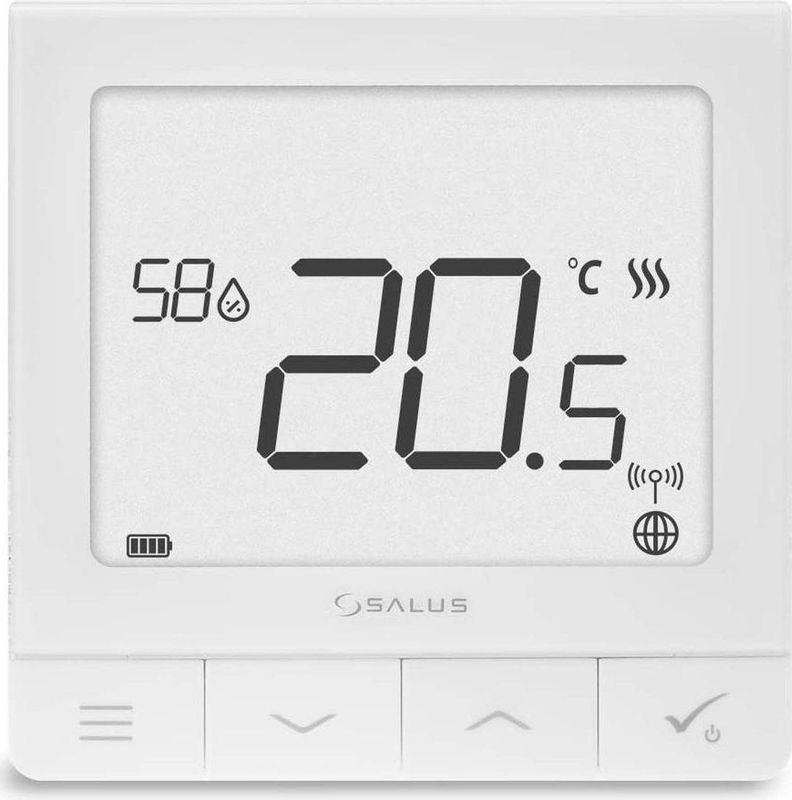 Salus - Quantum SQ610RF - Draadloze Thermostaat - Modern - Voor Vloerverwarming