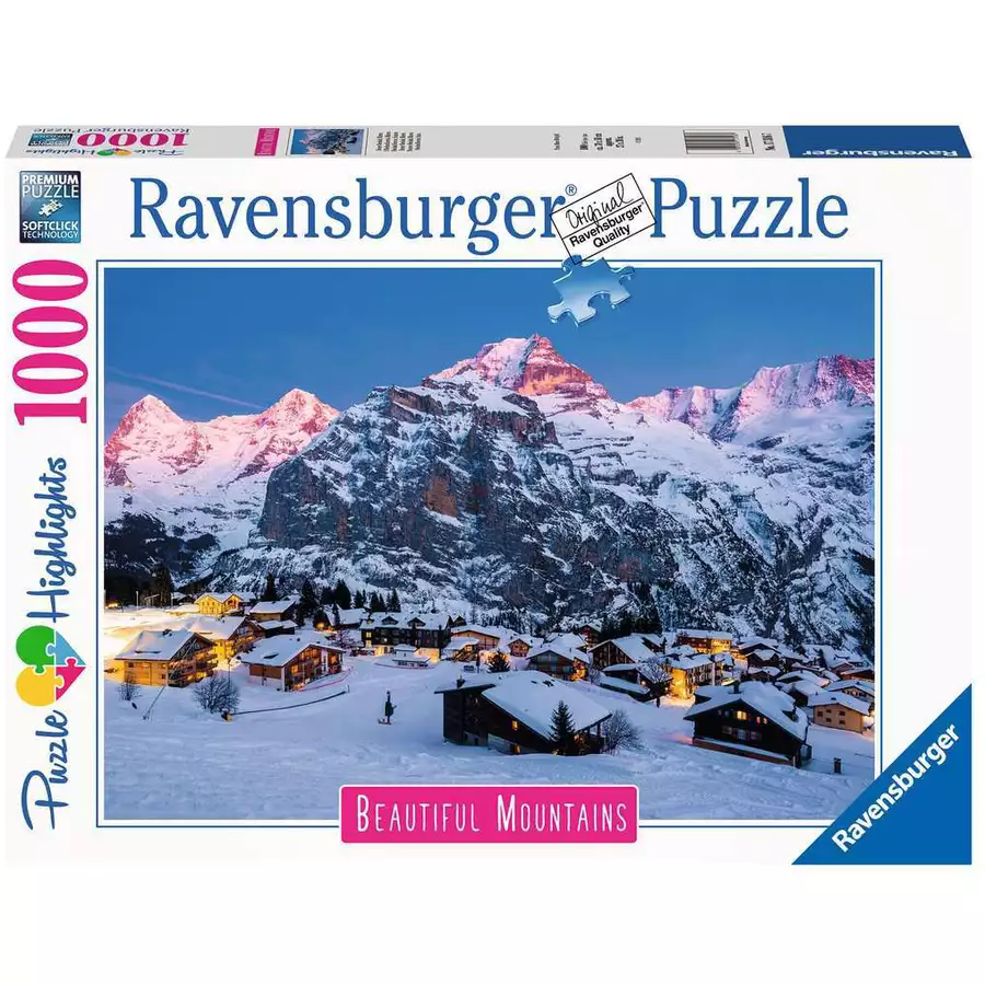 Ravensburger Berner Oberland, Mürren bunt