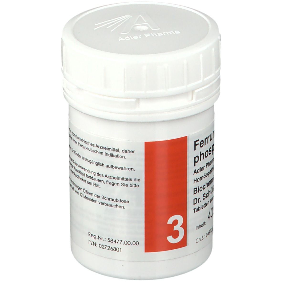 Adler Pharma Ferrum phosphoricum D12 Biochemie nach Dr. Schüßler Nr. 3