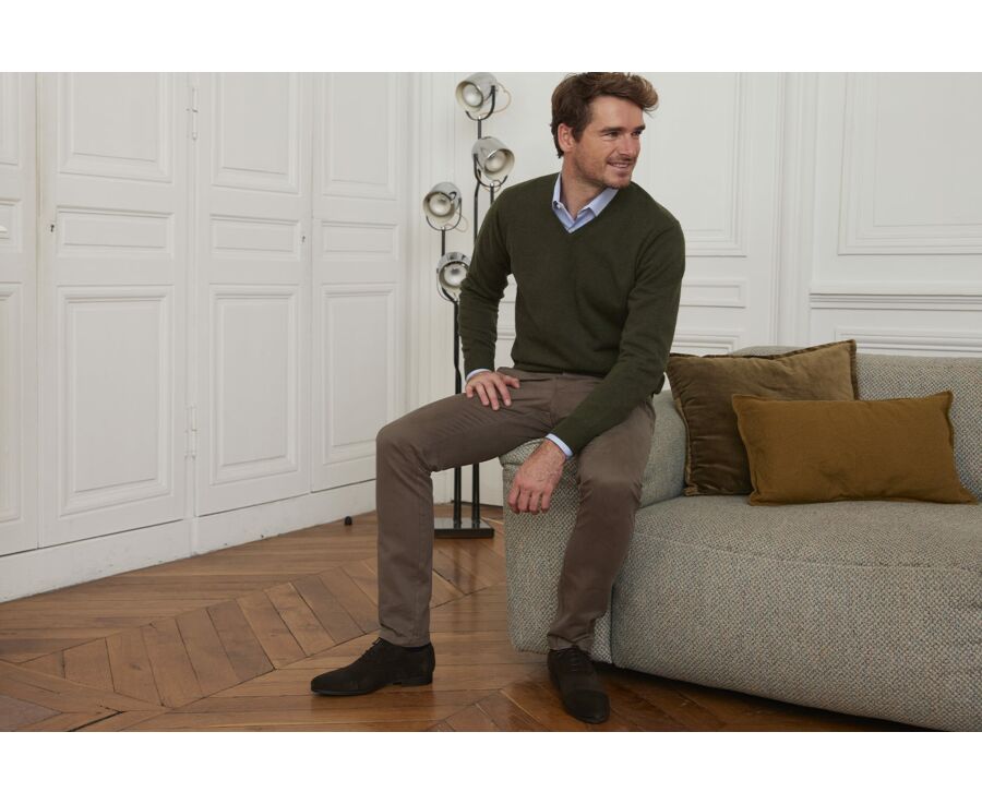 Pantalon chino homme Taupe - NIGEL II