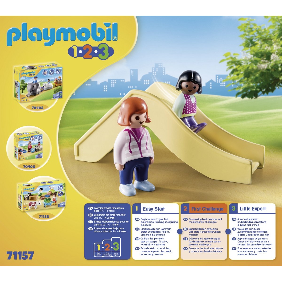 Playmobil 1.2.3 Aire de jeux 71157