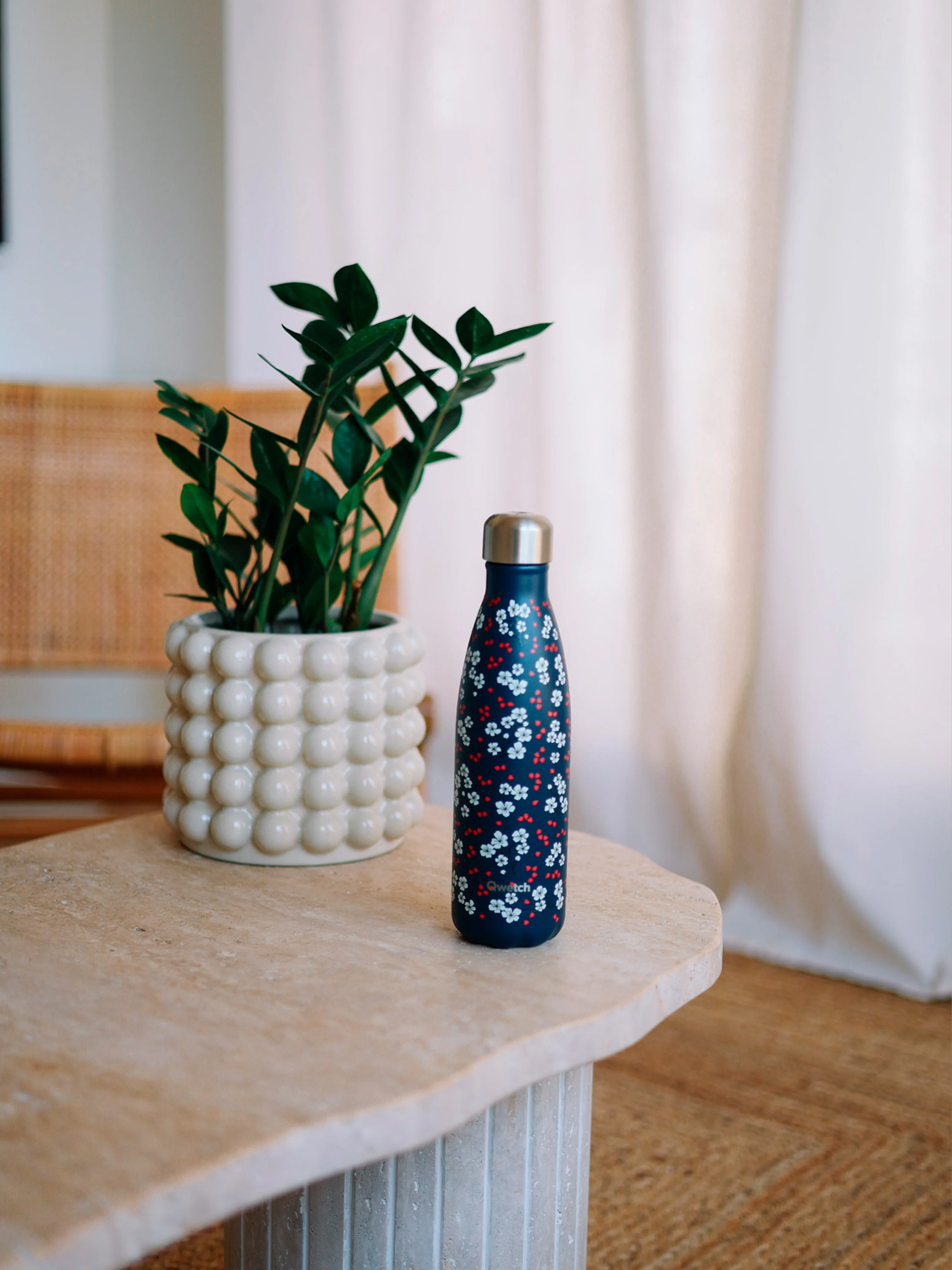 Bouteille Isotherme Originals Hanami Bleu - Qwetch