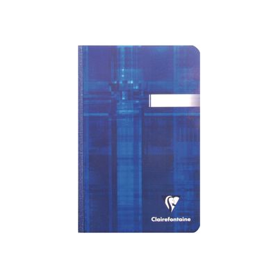 Clairefontaine - Carnet broché 11 x 17 cm - 192 pages - petits carreaux (5x5 mm) - disponible dans différentes couleurs