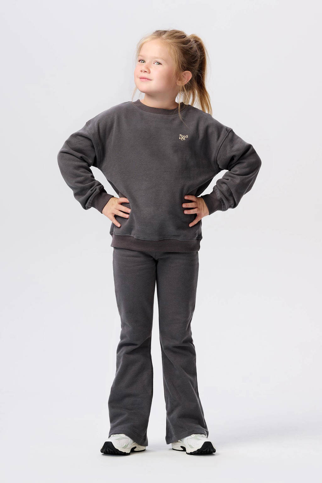 Noppies sweater Nancun van katoen grijs