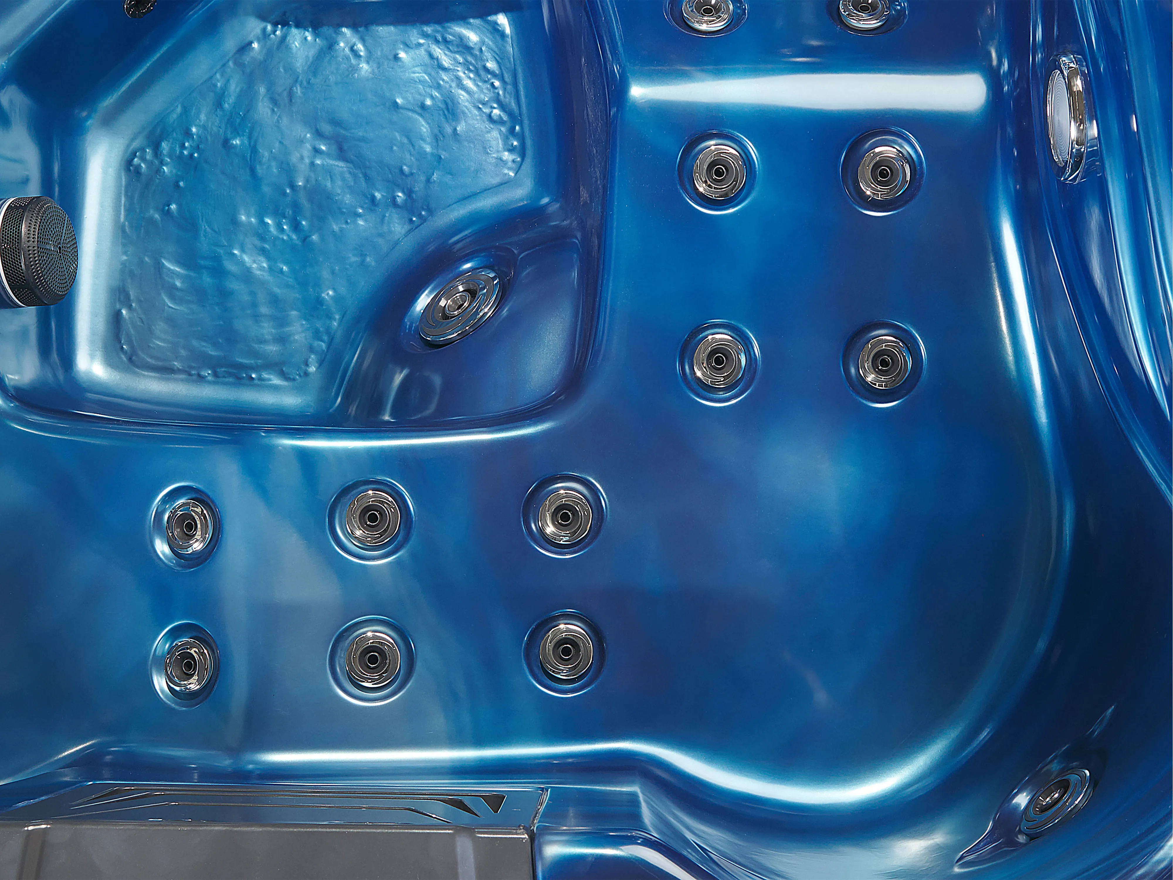 Buiten hottub met LED LASTARRIA Blauw