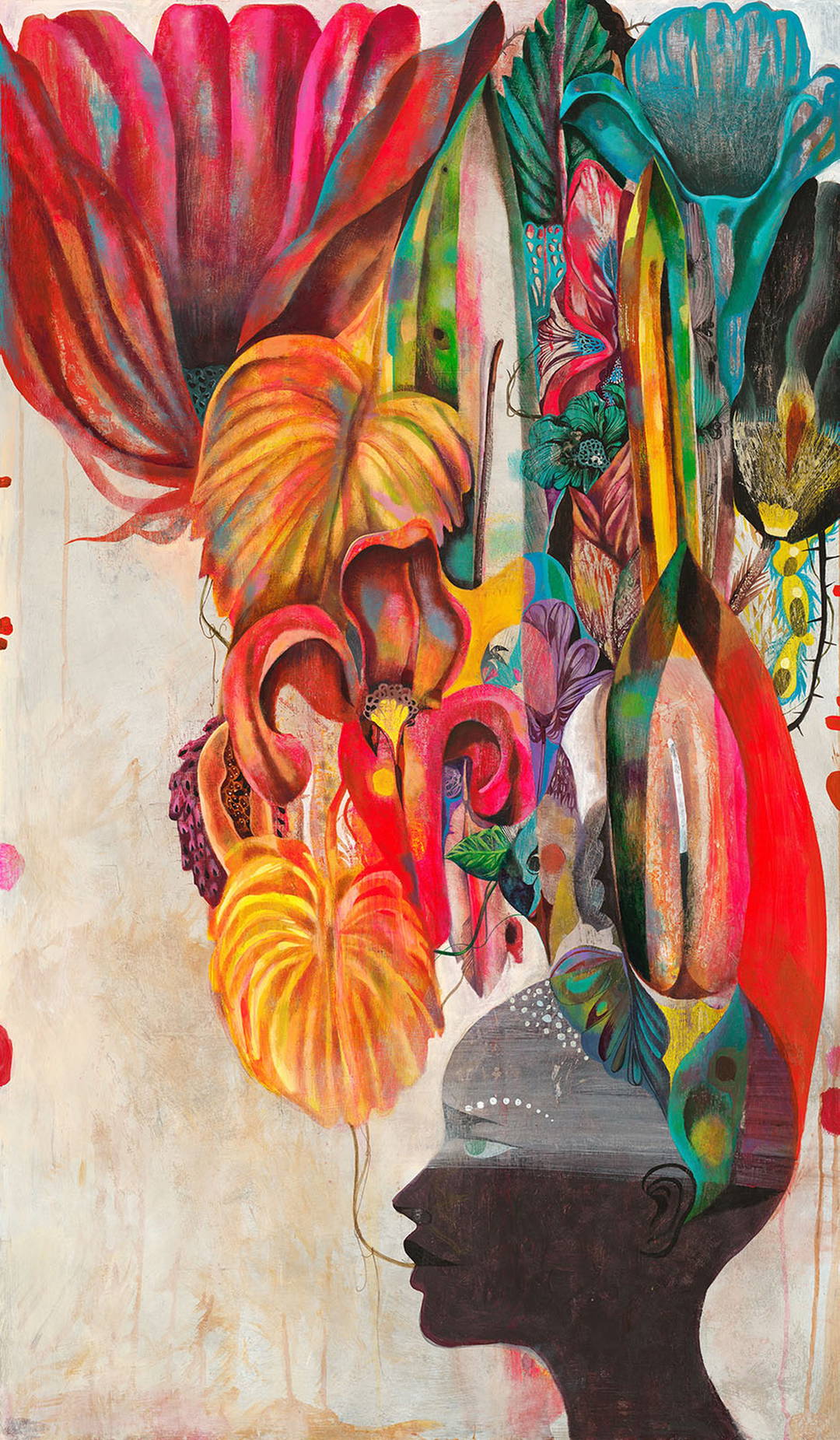 Strange Flowers Black Paradise by Olaf Hajek - Limited Edition. Edition of: 150. Signed.