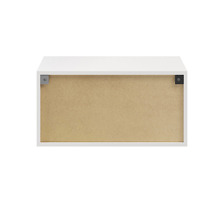 Caisson blanc GoodHome Atomia H. 37,5 x L. 75 x P. 35 cm