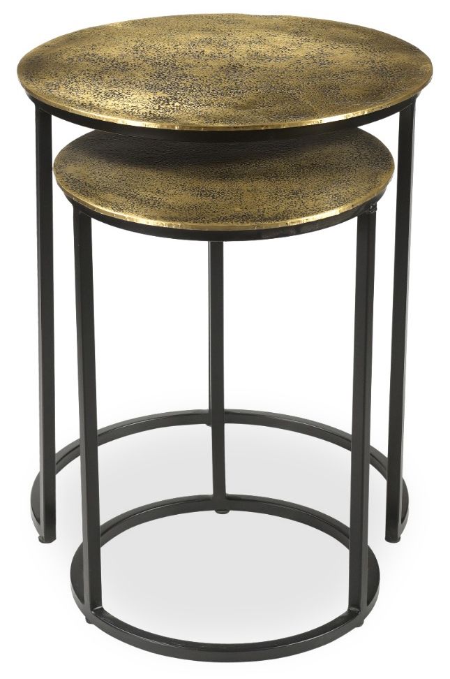 Salontafelset Cast Iron ⌀45  x H55 cm