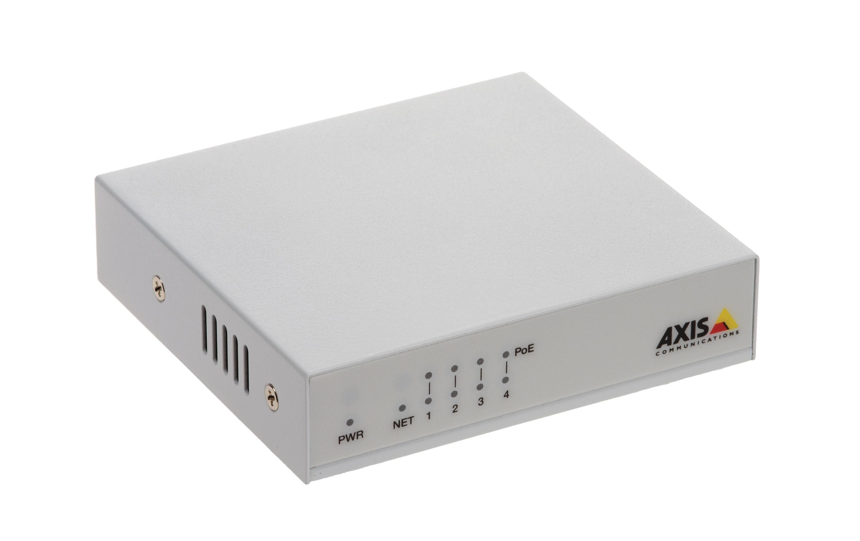 PoE+ Switch D8004 5 Port<br>AXIS D8004 Unmanaged PoE Switch