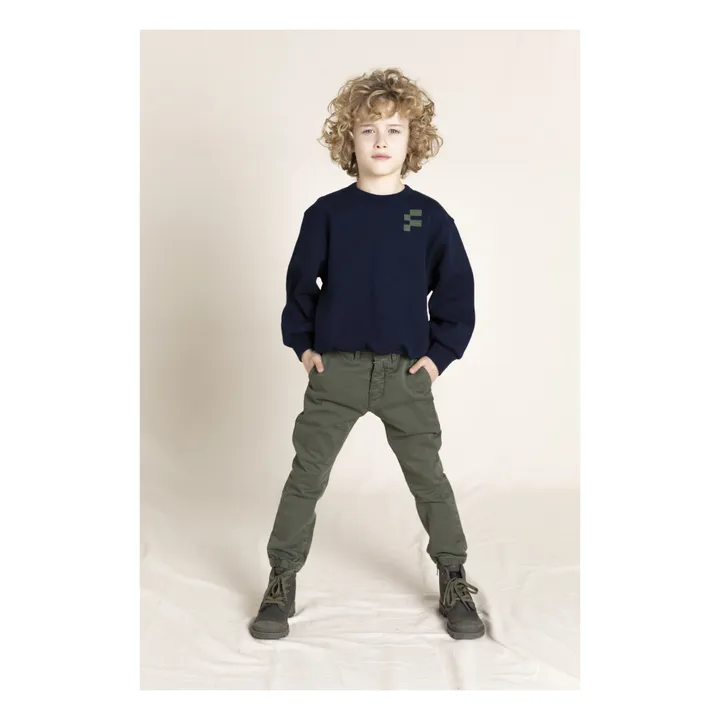 Finger in the nose Pantalon Chino Taille Elastique Skater | Vert kaki