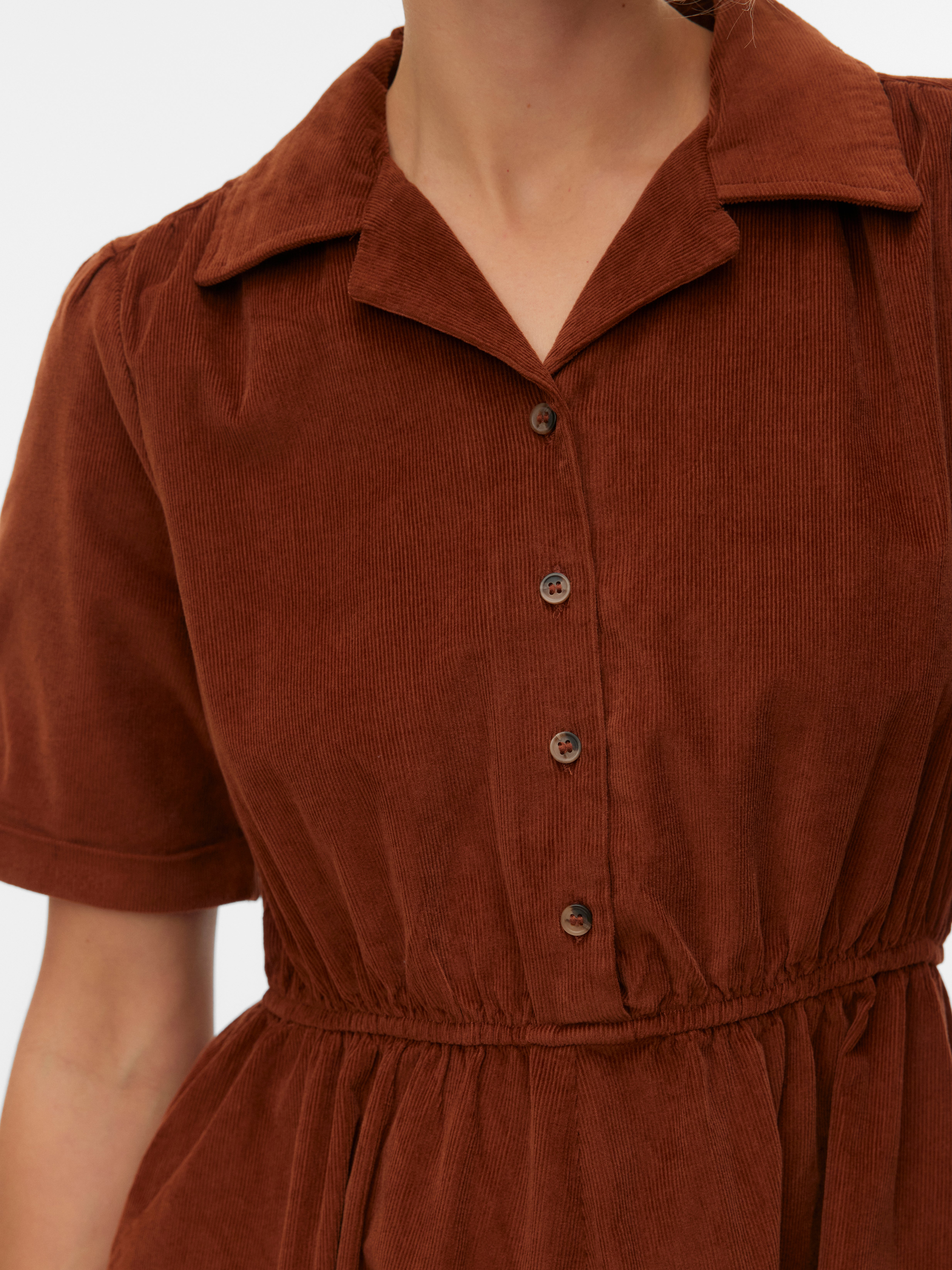VMRAY Corduroy Midi-jurk