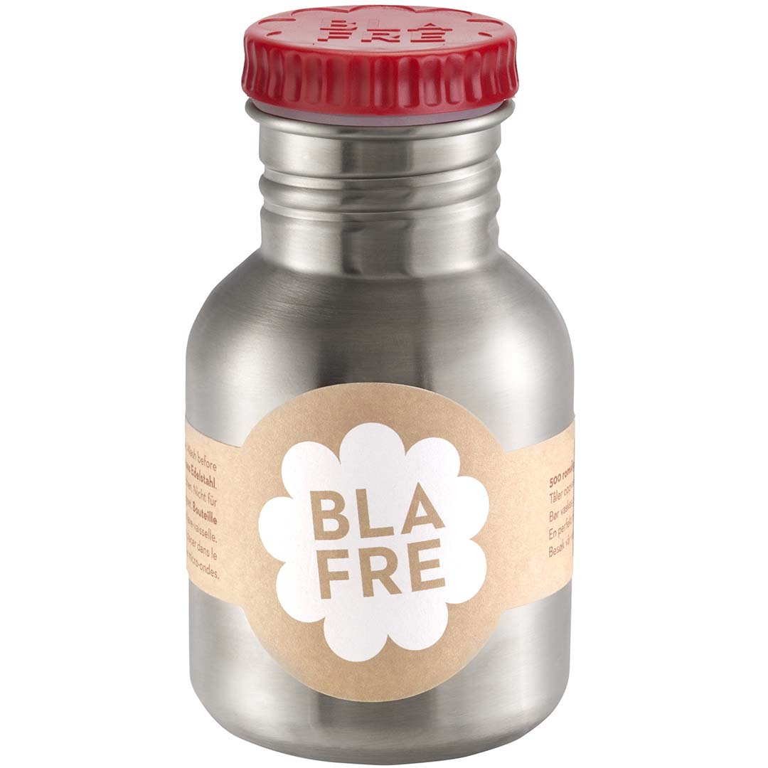 Blafre rvs drinkfles rood - 300ml