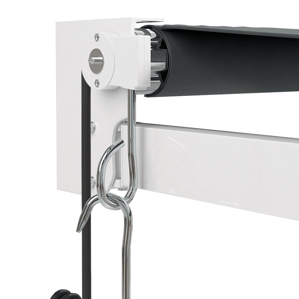 Auvent rétractable automatique anthracite 3,5x2,5 m