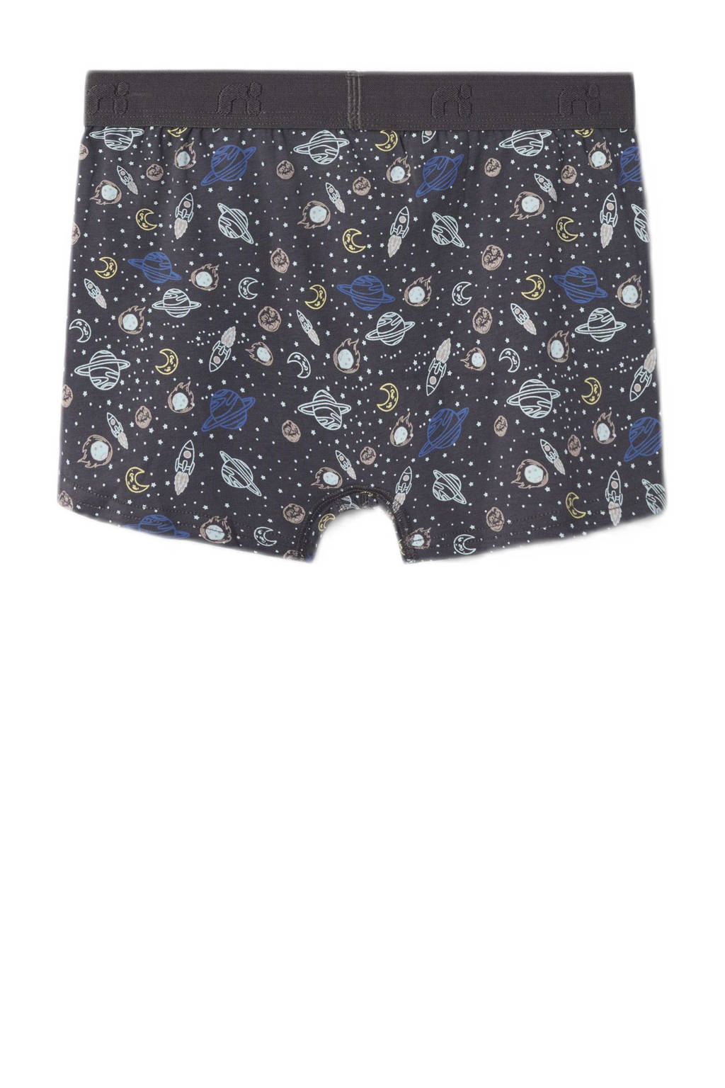 boxershort Iron Space - set van 3 donkergrijs/blauw