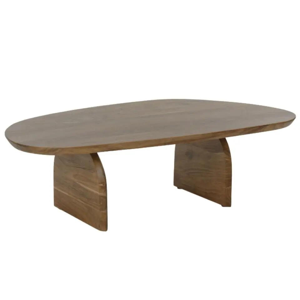 Salontafel Organisch - Naturel - 135cm - Salontafel Floor