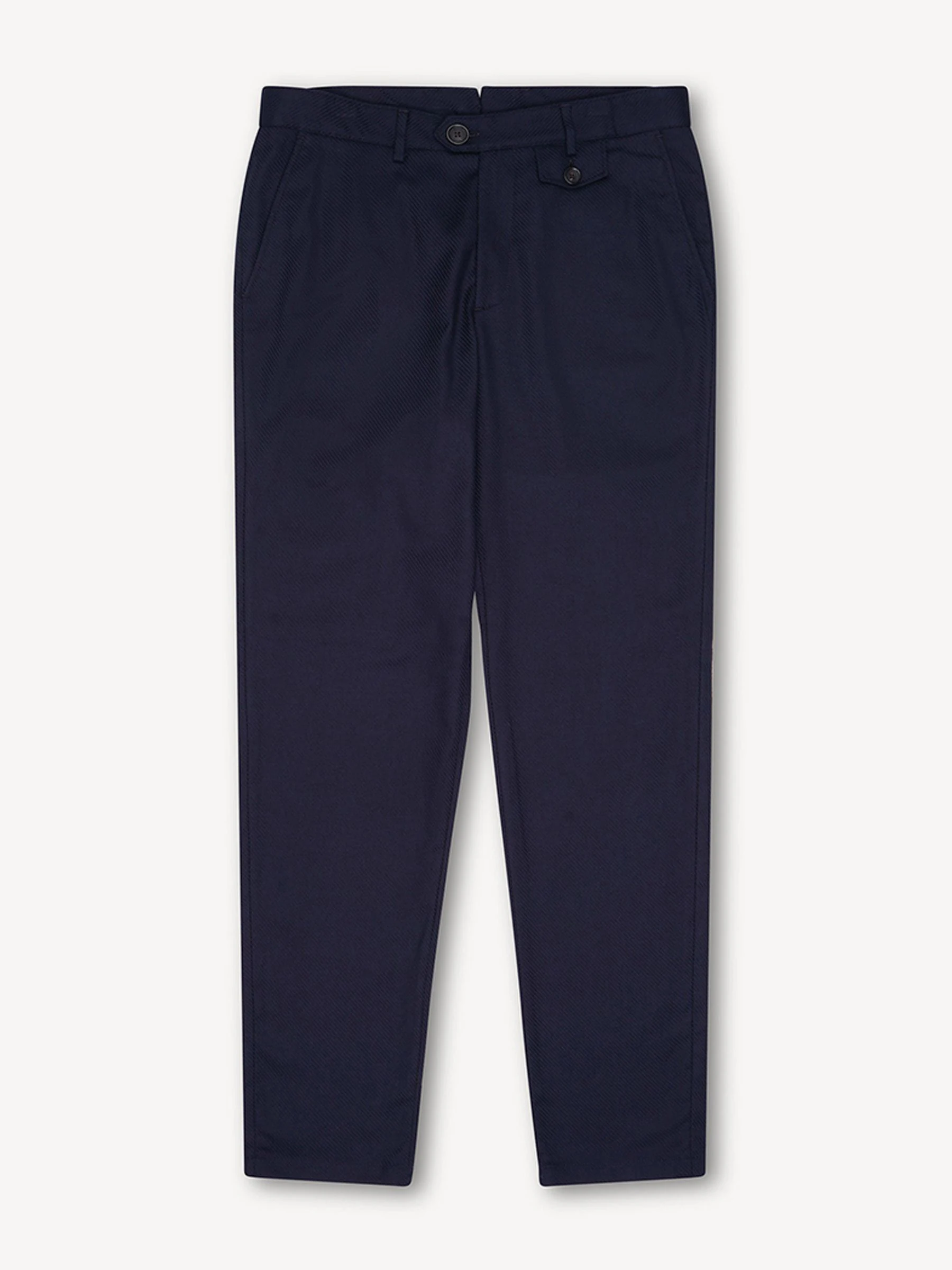 Oliver Spencer Oliver Spencer Blue Fishtail Trousers Carmack