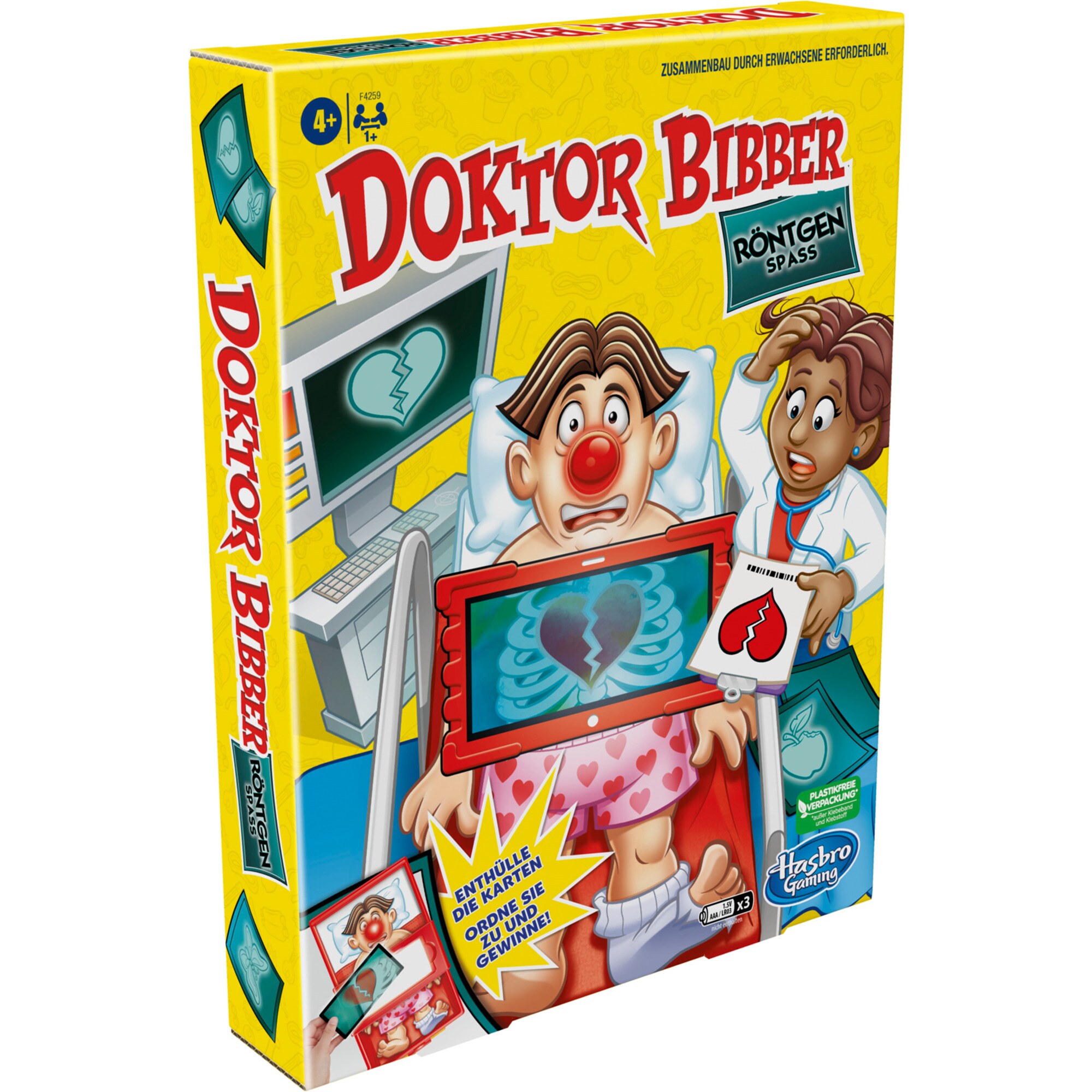 Hasbro Brettspiel Doktor Bibber Röntgen Spaß