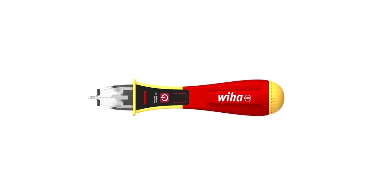 WihaSpanningszoeker Volt Detector contactloos detectieapparaten  (Rood/geel, eenpolig, 90 – 1.000 V AC)