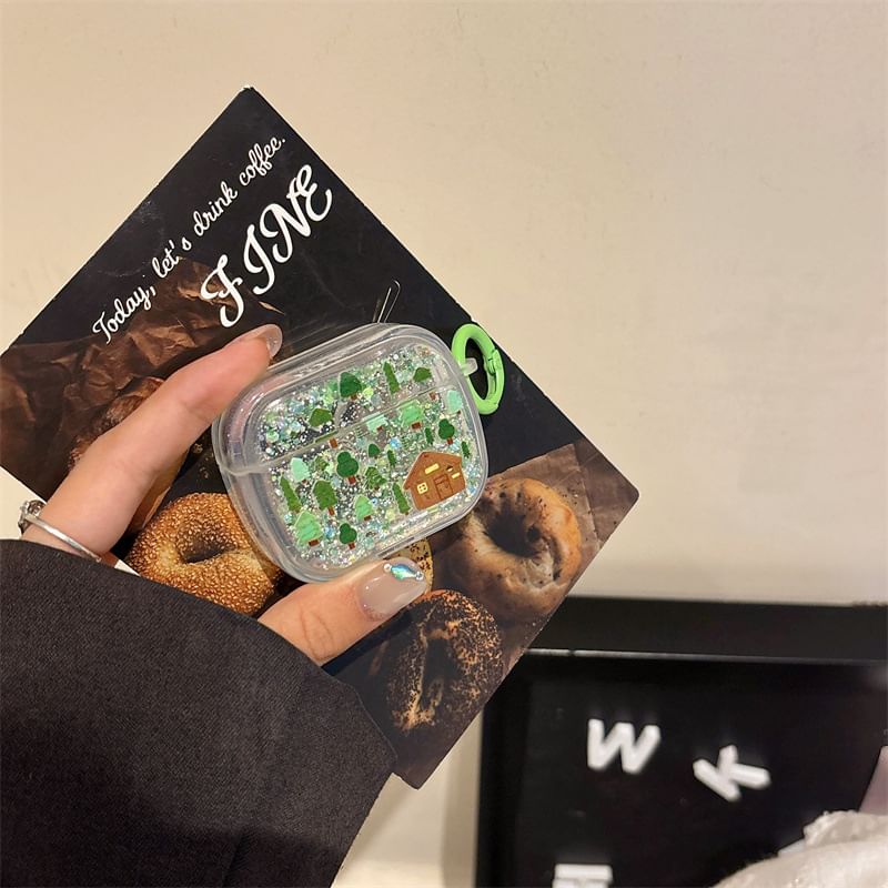 VanDi - Huis Glitter AirPods / Pro Oordopjeshoesje