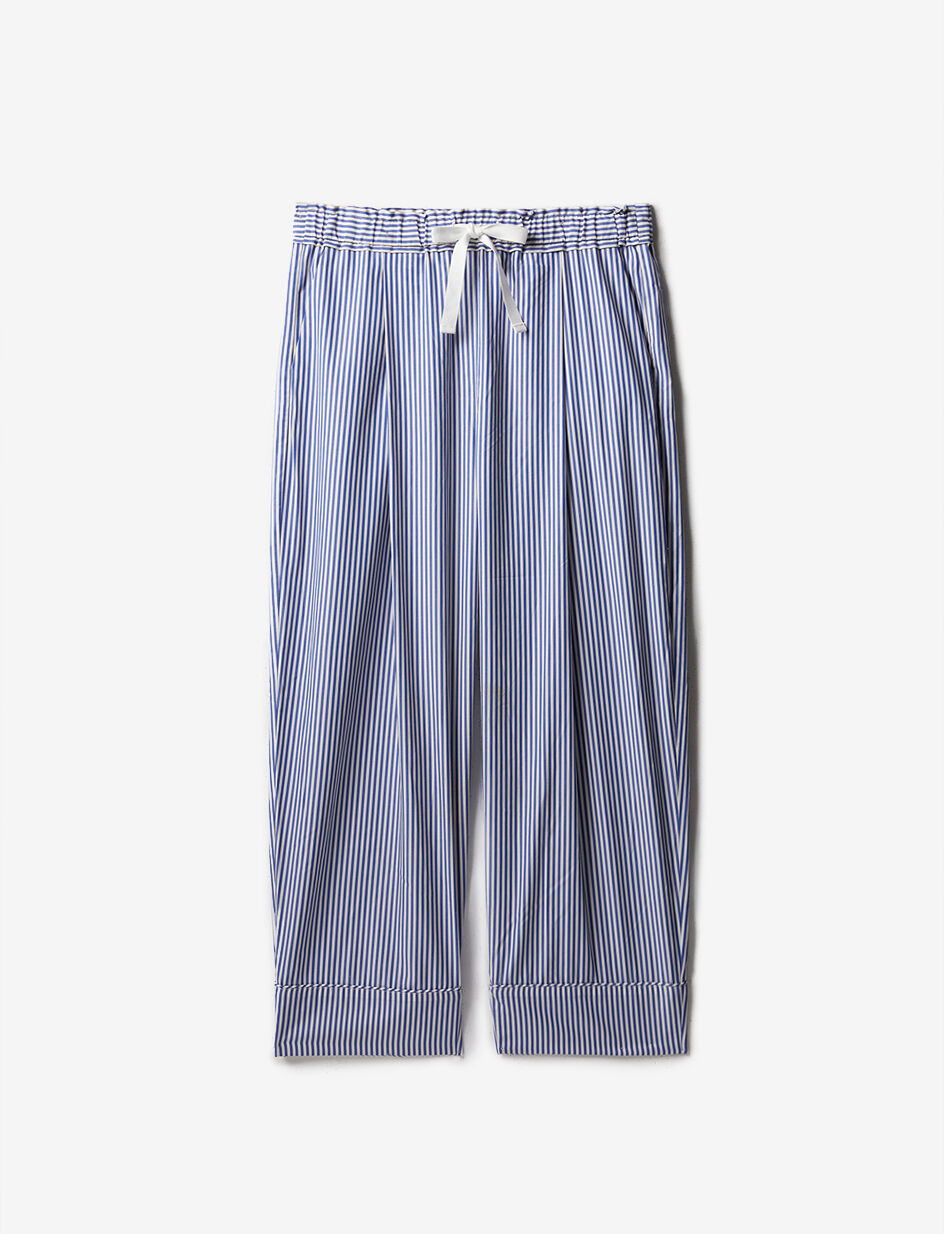 Pantalon - milleraie bleu franc