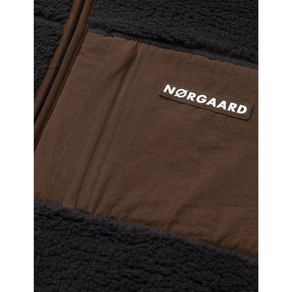 Køb Mads Nørgaard Jet Black Bamse Fleece Jeffo Jakke