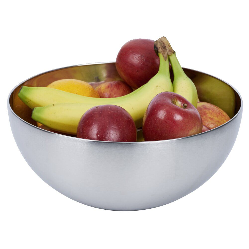 Lot de 3 saladiers en inox Ø18,7/23,6/28,5cm