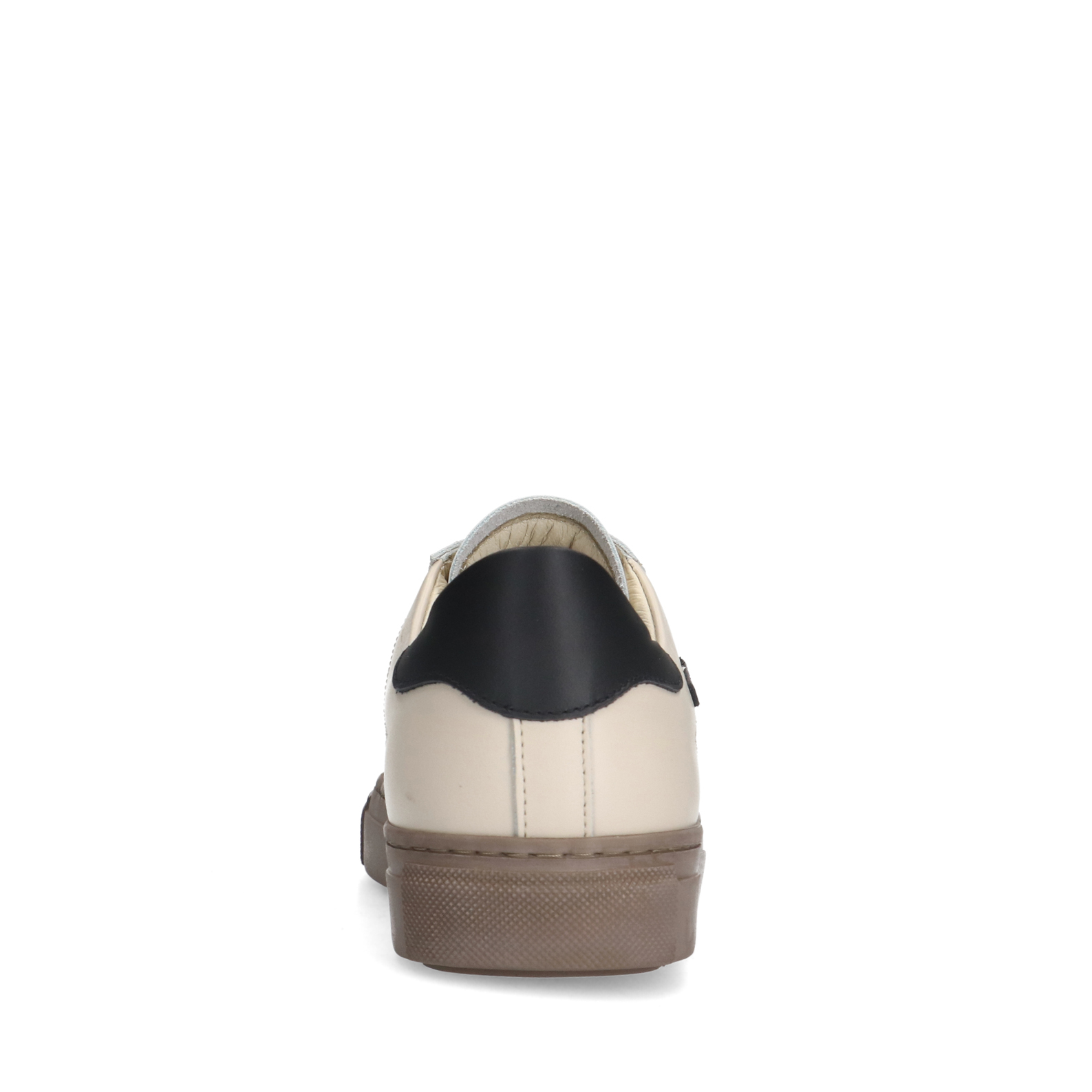 Beige leren sneakers