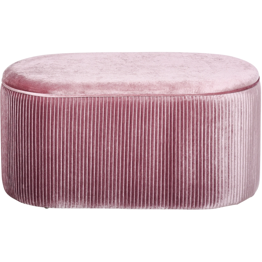 HOMCOM Sitzbank mit Stauraum rosa