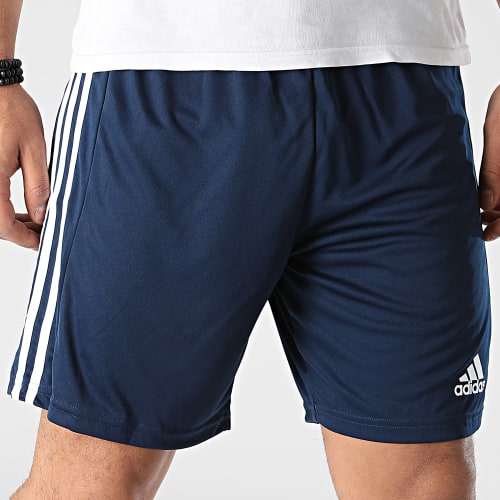 Short Jogging A Bandes Squad 21 GN5775 Bleu Marine