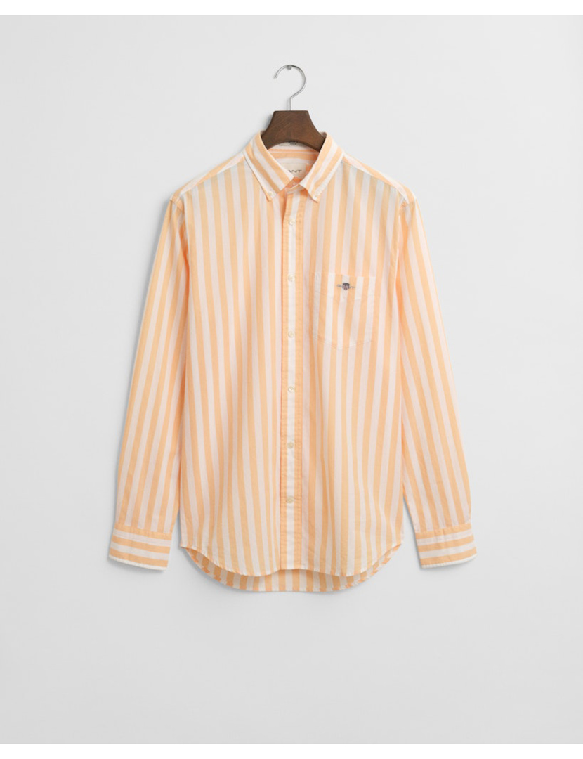 Classic Stripe Long Sleeve Shirt Brown