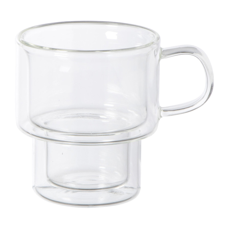Theeglas dubbelwandig - 100 ml - glas