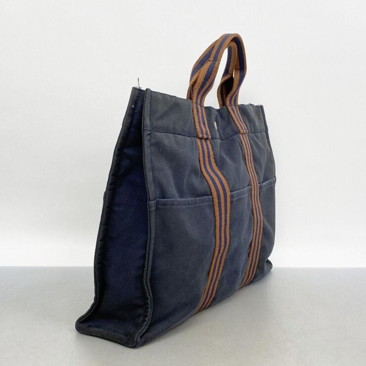 Hermès Vintage Hermès Handbag Navy