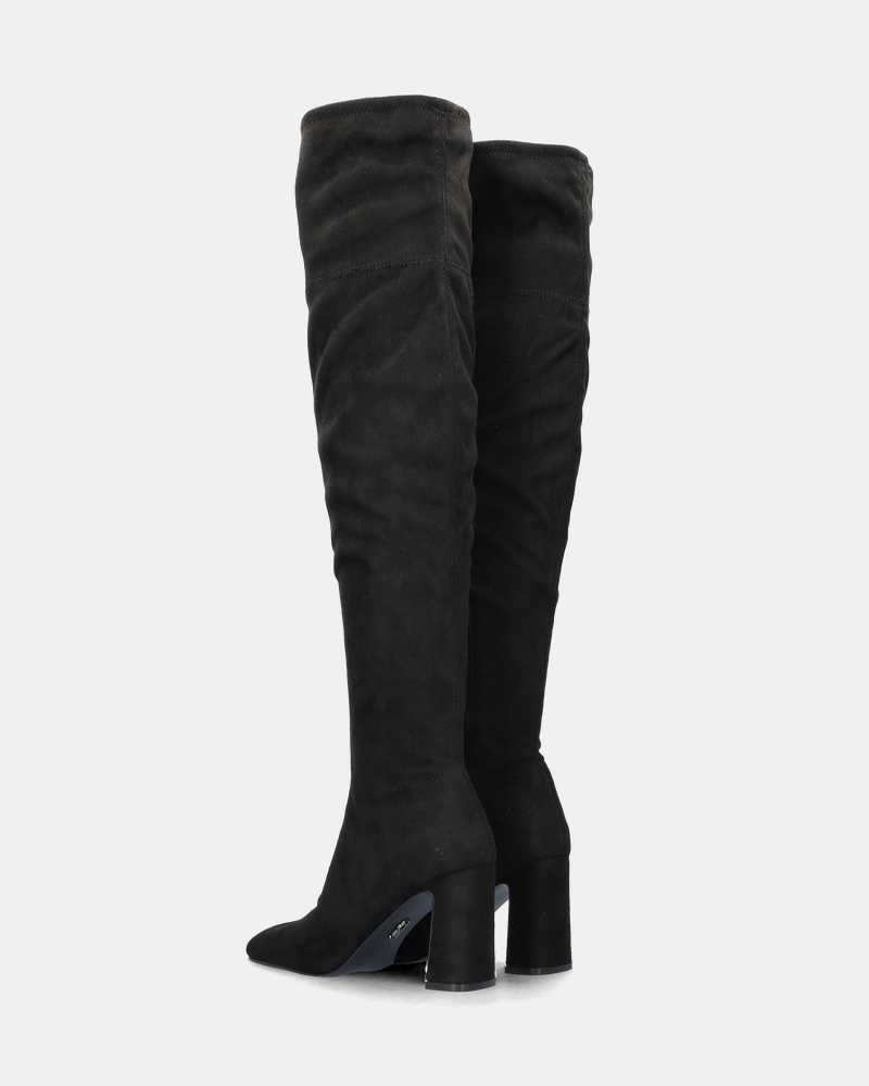 Steve Madden Sommerville Overknee laarzen  - zwart