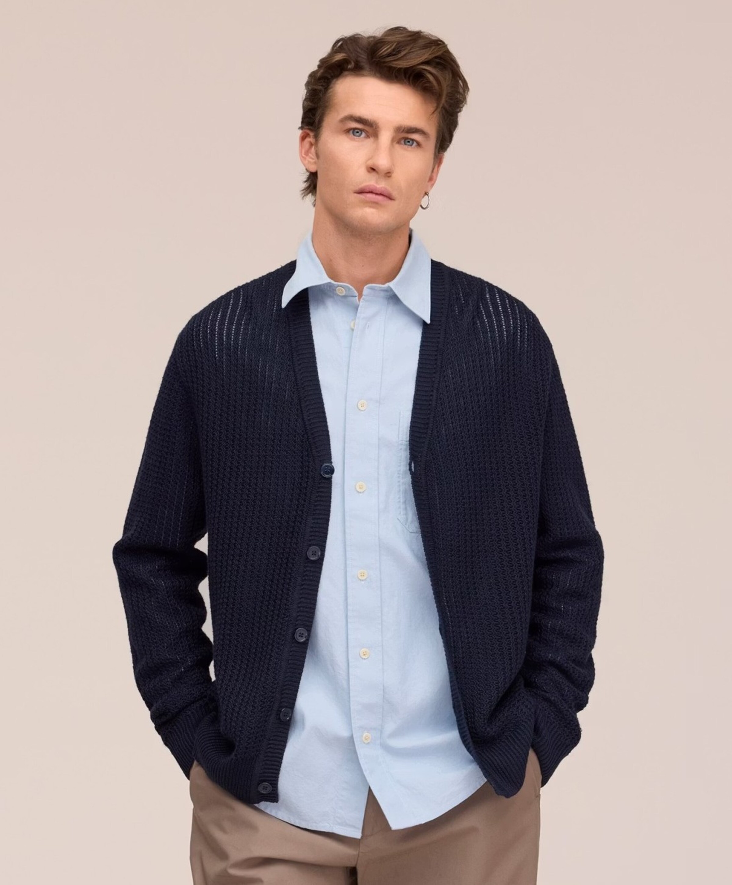NN.07 Heren vest blauw