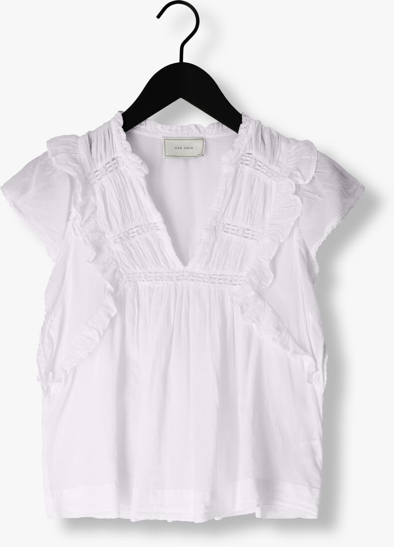 NEO NOIR witte neo noir blouse jayla s voile top