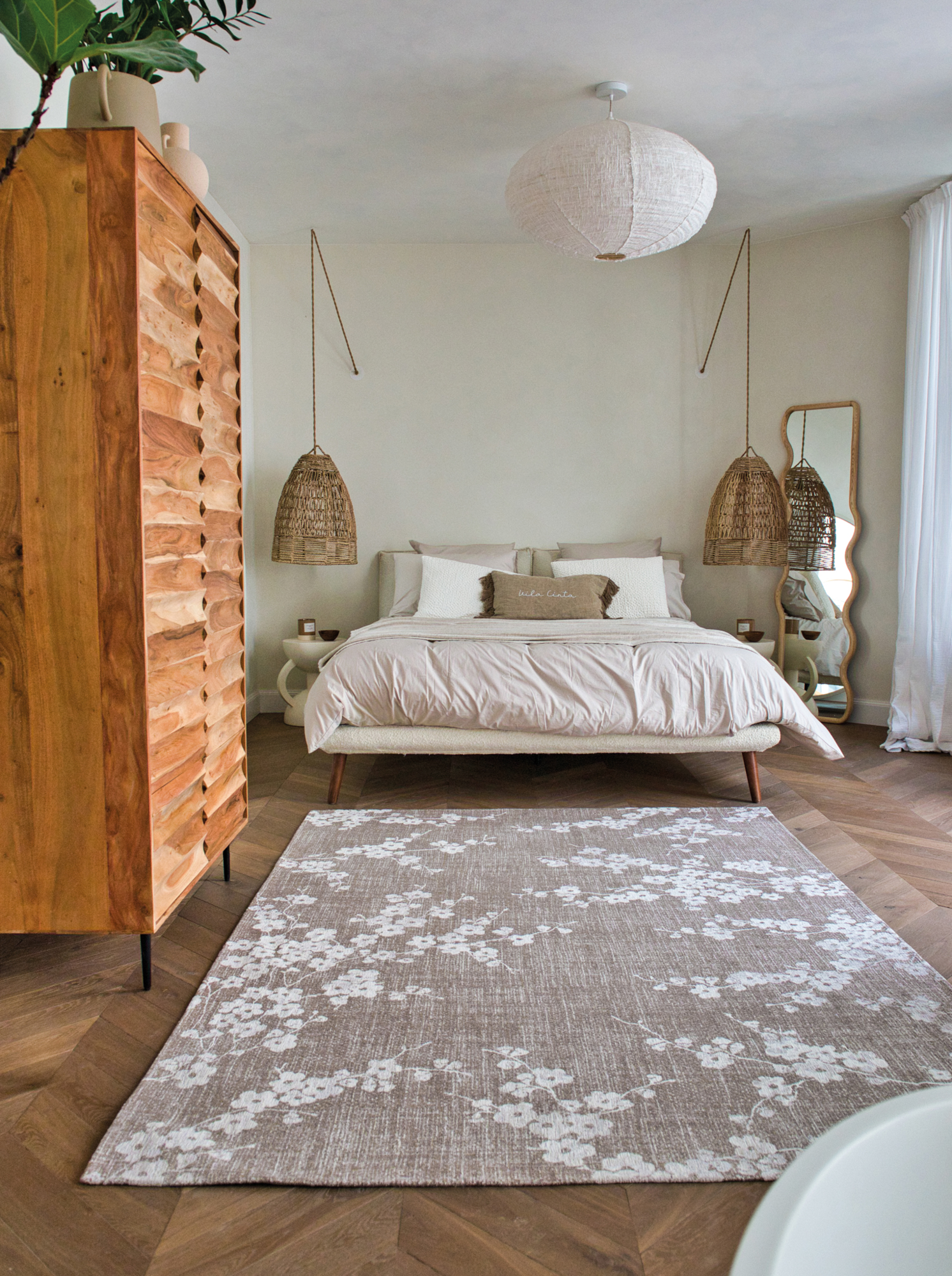 Ecorugs vloerkleed Sakura morning mist ∅ 140 cm