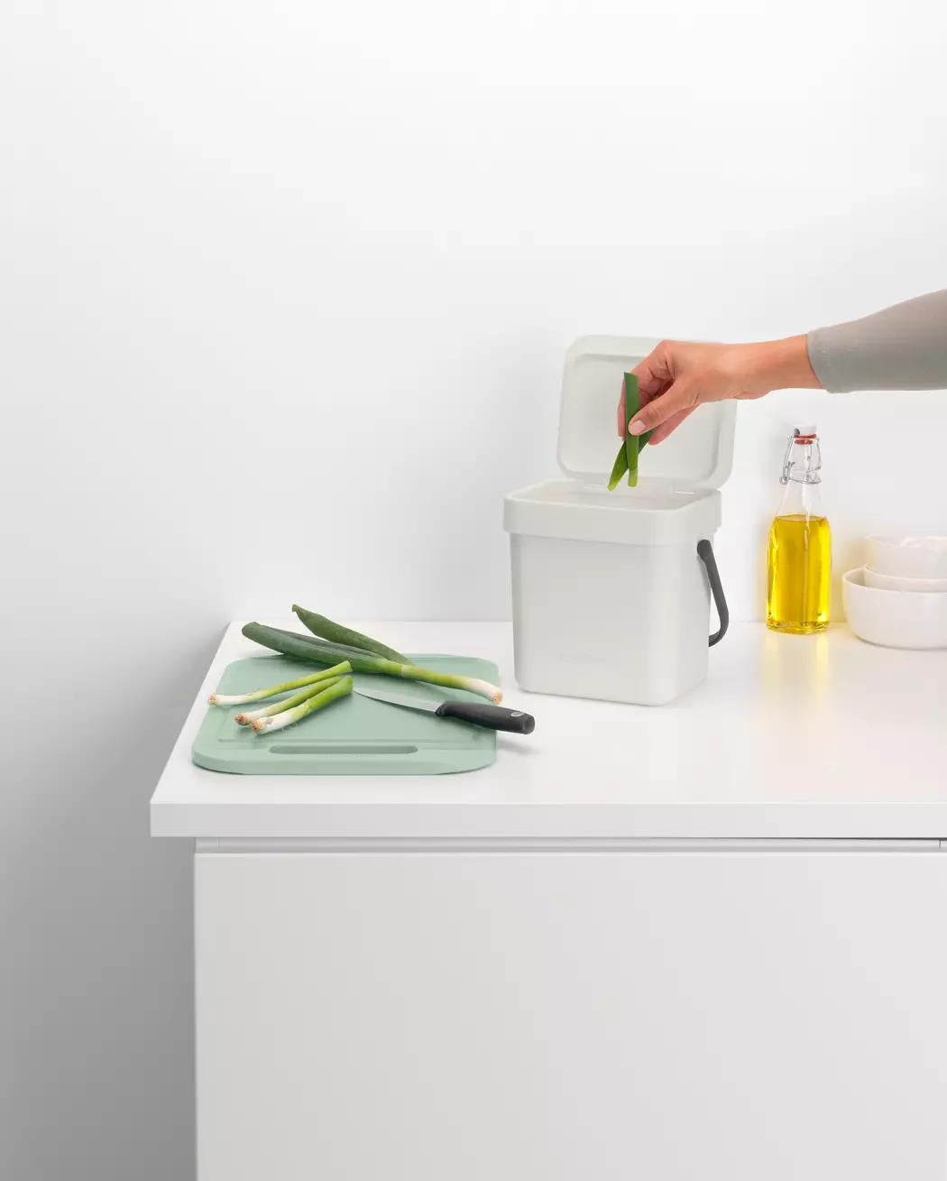 Abfallbehälter Sort&Go 3l Light Grey
