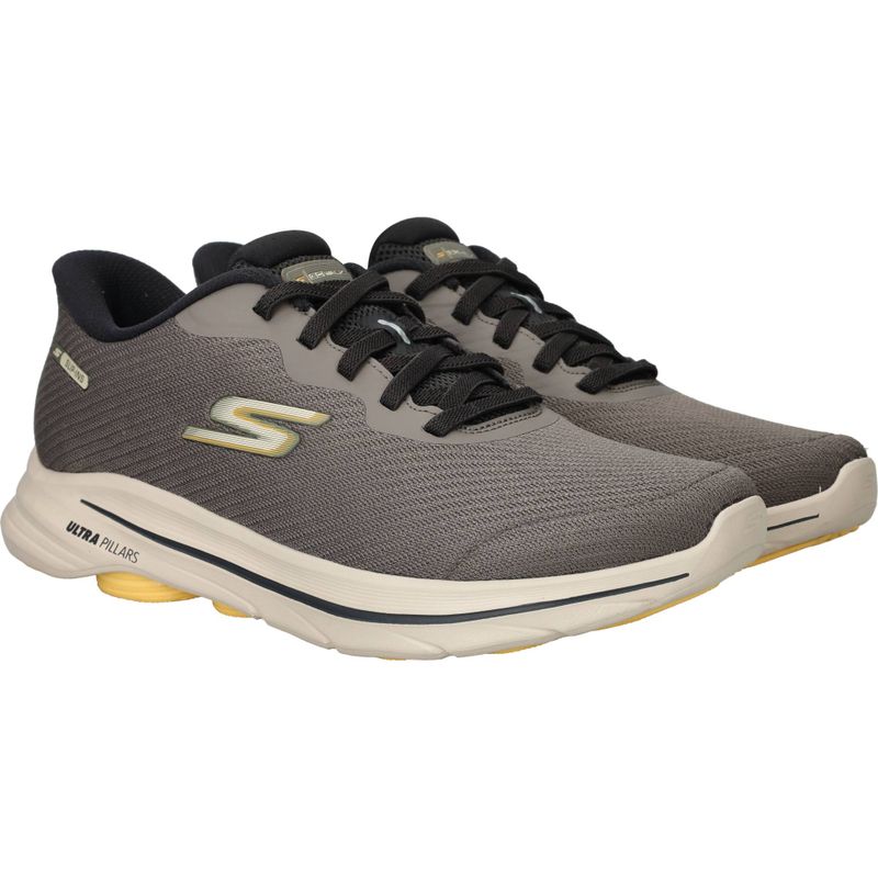 Skechers Slip-Ins Go Walk 8 Pate Sneakers Taupe Heren