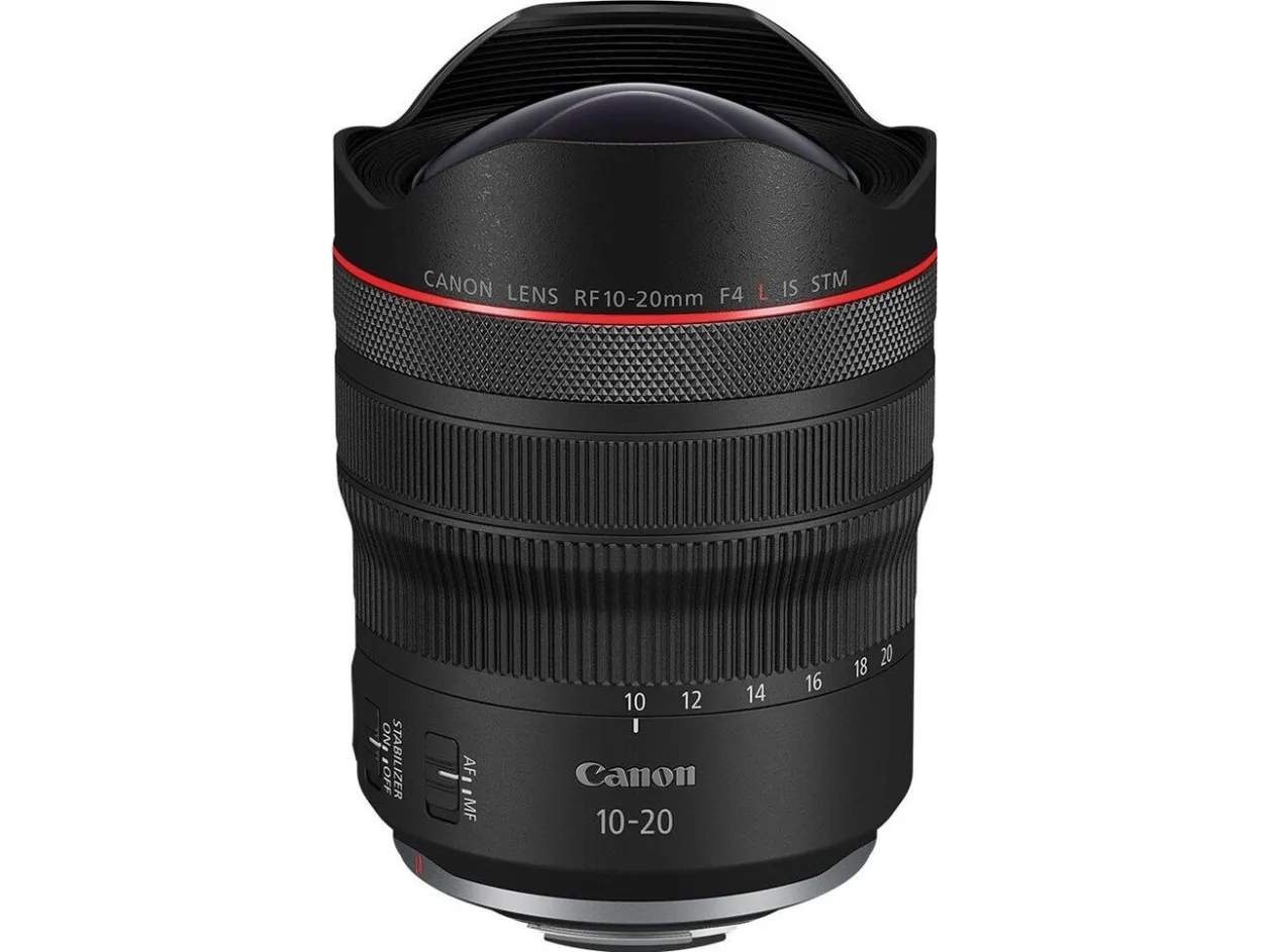 Canon RF 10-20mm F4 L IS STM, Bred zoomlinse, 16/12, 10 - 20 mm, Billedstabilisator, Canon RF, Autofokus