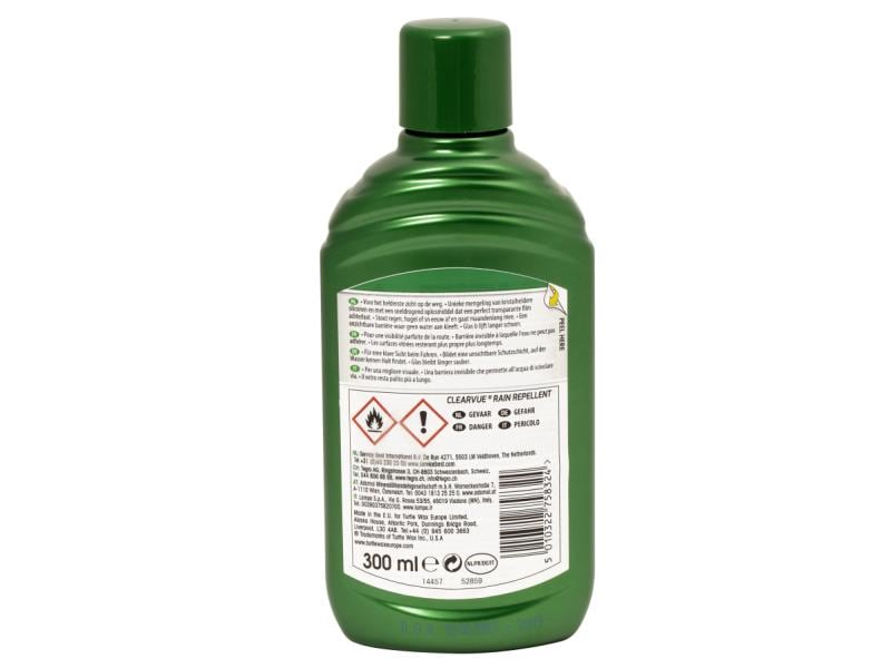Turtle Wax Glasreiniger Clear Vue Regenabweiser 300 ml Freie Sicht bei Regen