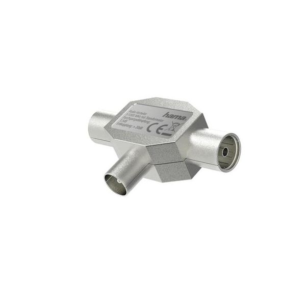 Hama Separador Sinal Coaxial Silver - 00205237