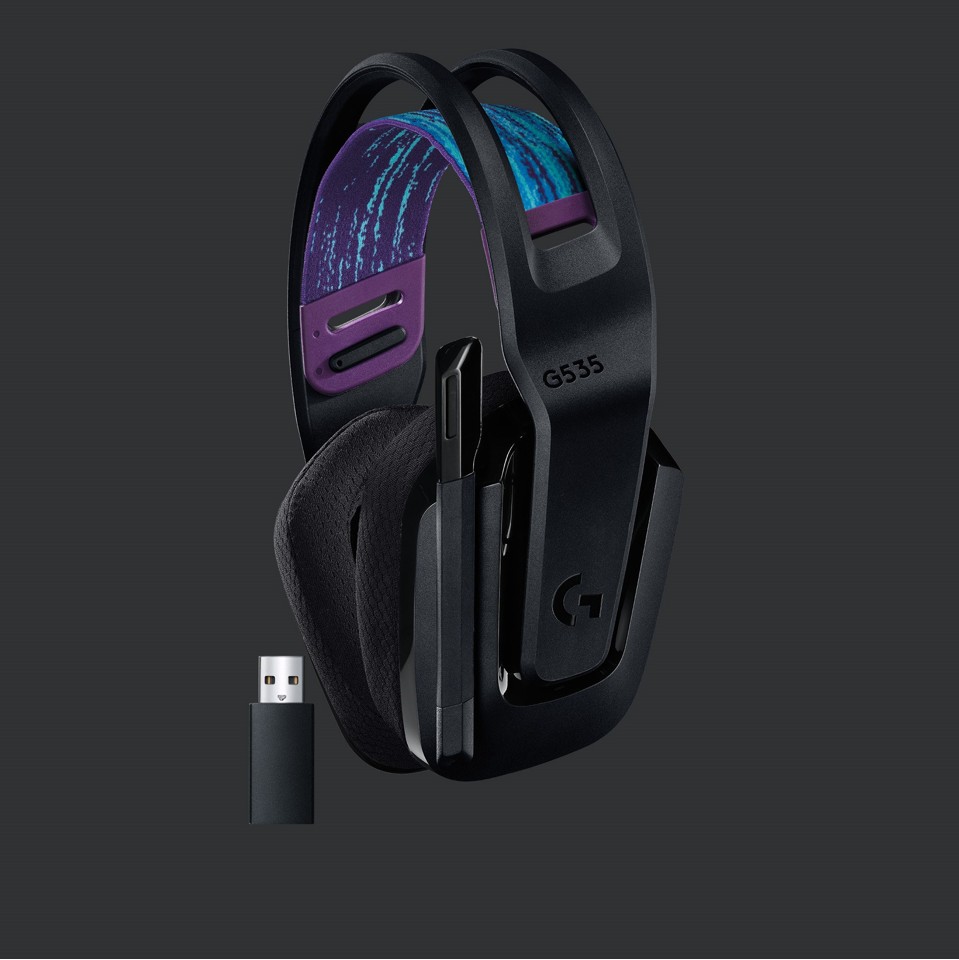 Logitech - G535 LIGHTSPEED Trådløst Gaming Headset - SORT