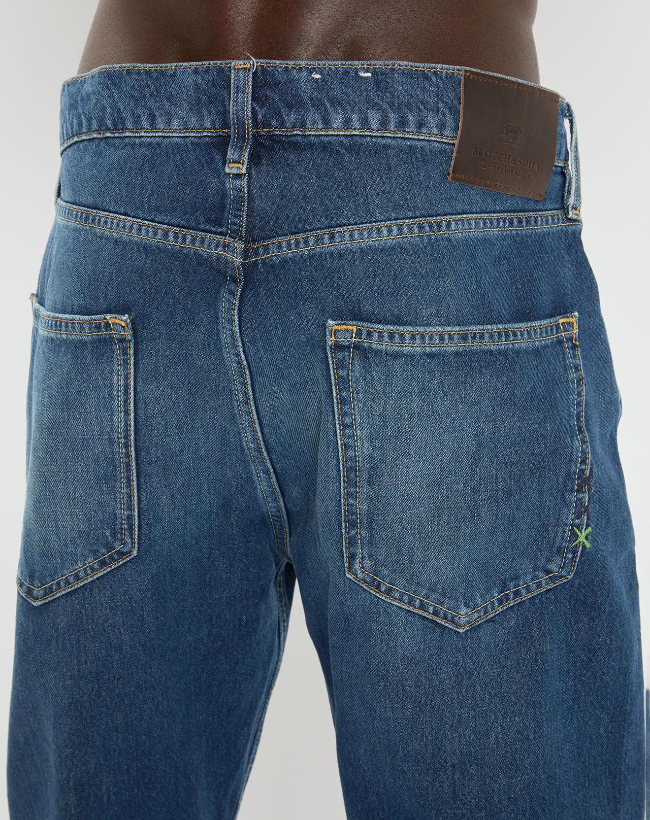 Scotch & Soda Jean Plus - Loos Tapered bleu jean moyen
