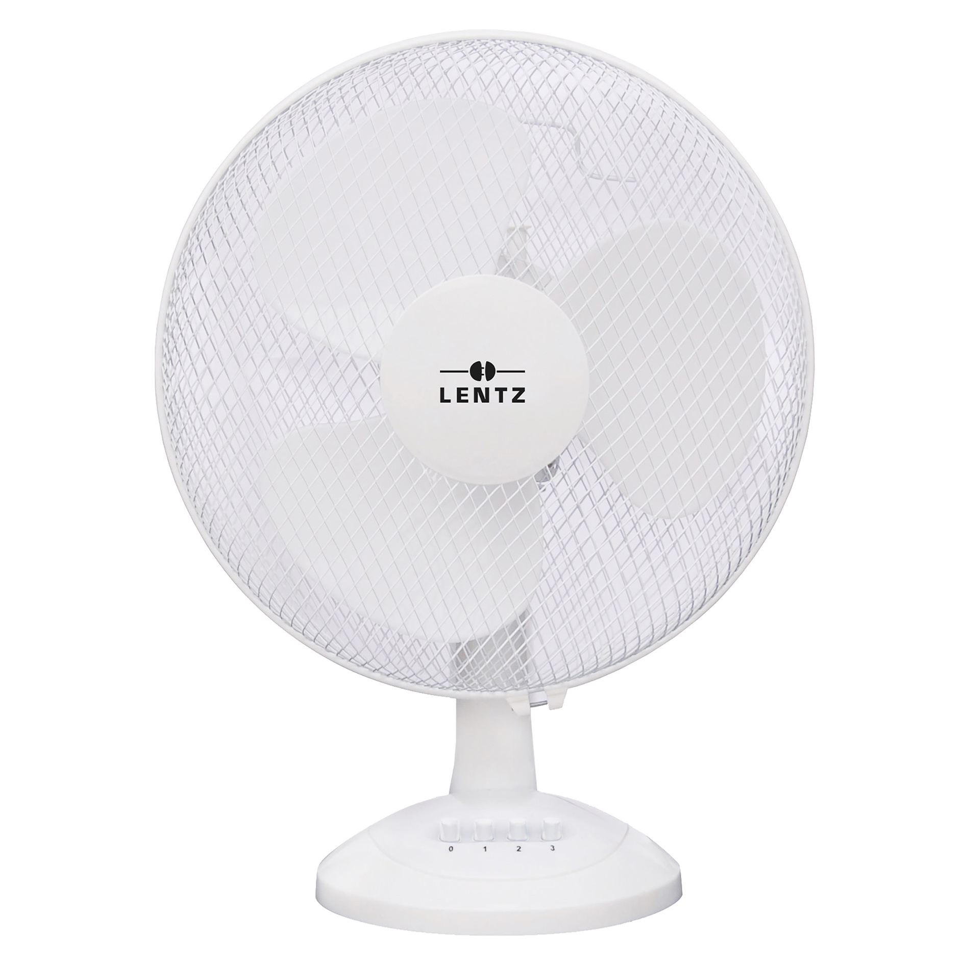 LENTZ Tischventilator - weiß - 3 Stufen