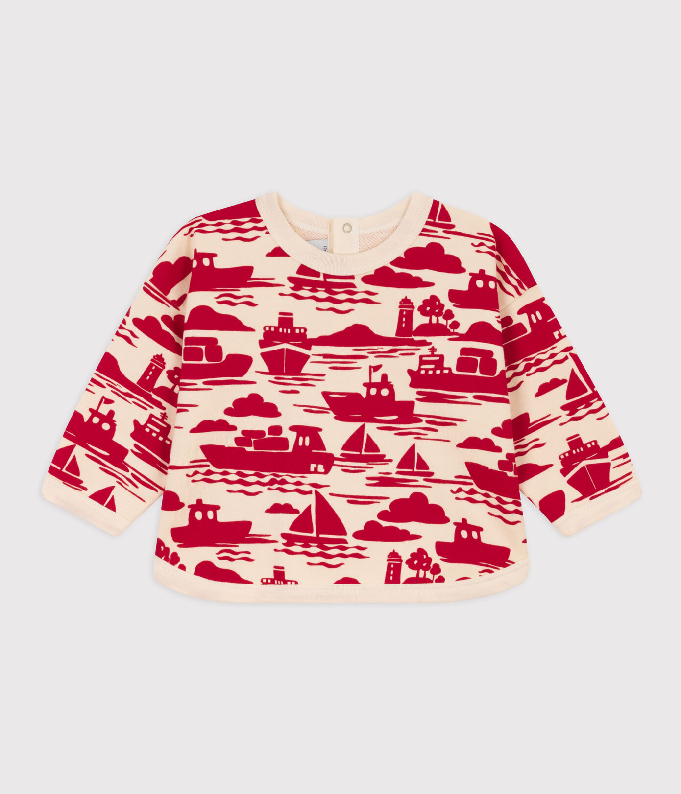 Sweatshirt bébé en molleton imprimé