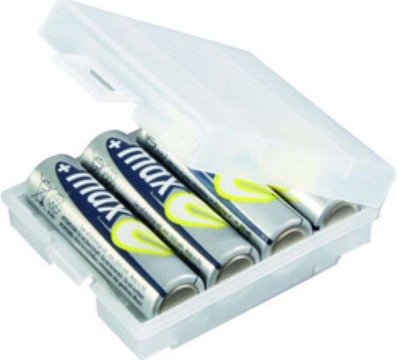 Ansmann - Accubox - Opbergdoos - Zwart - Voor 4 Batterijen
