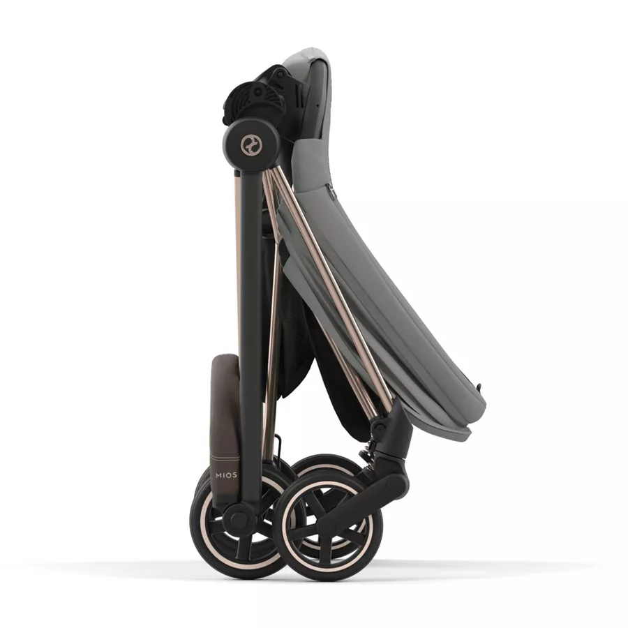 cybex PLATINUM Kombikinderwagen New Mios Rosegold Mirage Grey
