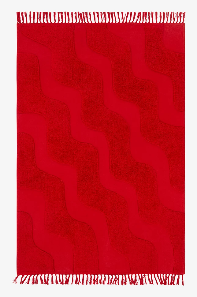 WAVING bomullsteppe økologisk 130x190 cm