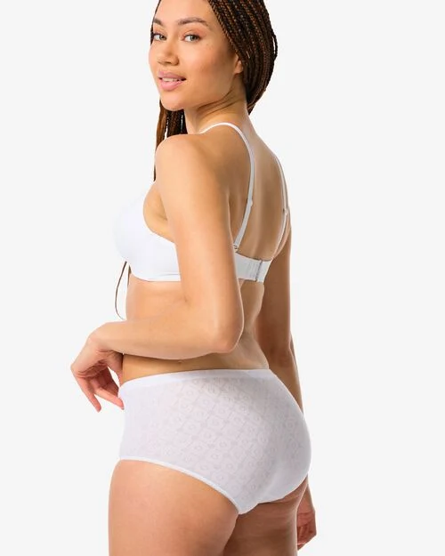 lot de 2 slips femme blanc