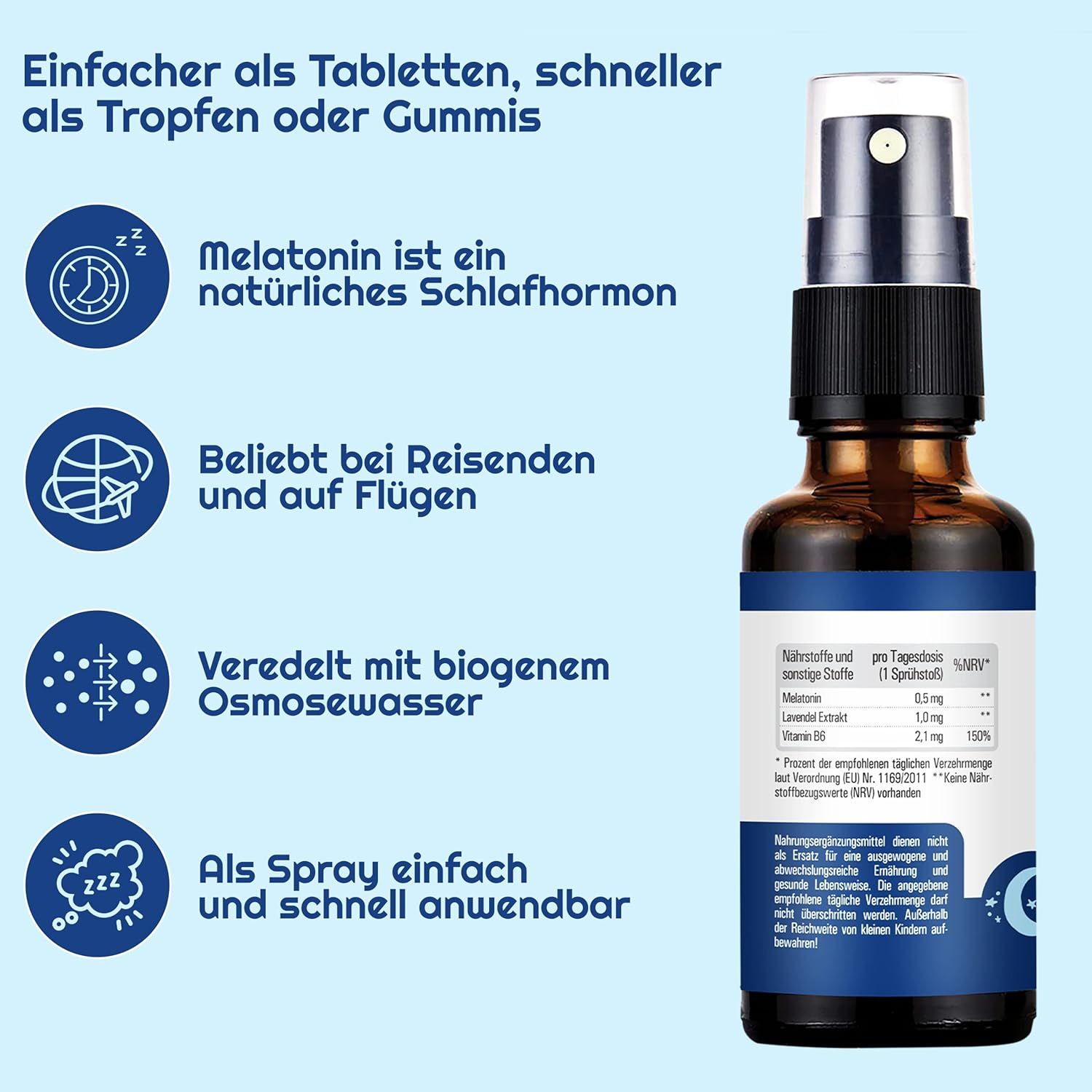 Vihado Melatonin Spray Kirsche